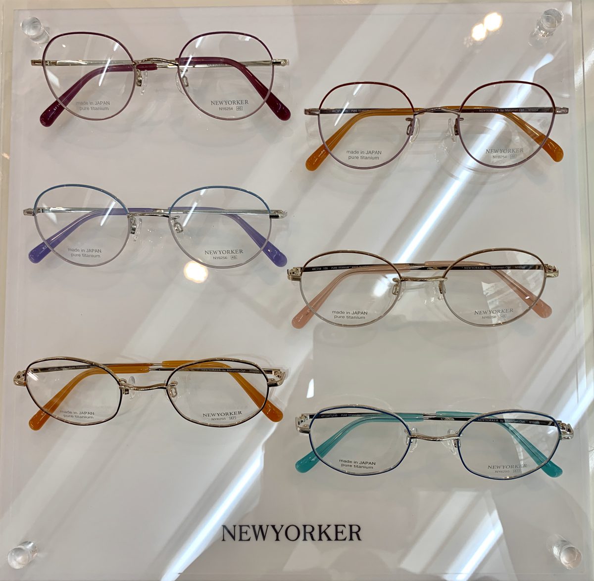 ニューヨーカーの新作フレームが入荷しました メガネのなかむら